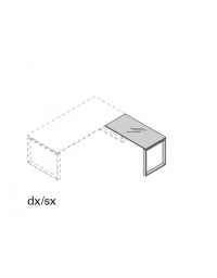 Allungo dx/sx g. anello piano vetro