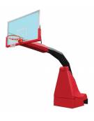 Impianto basket con ruote e sbalzo cm 325 - Omologato FIBA per competizioni di 1° livello - oleodinamico