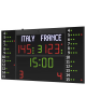 Tabellone elettronico multisport, nomi squadre programmabili, dimensioni cm 240×145 - via radio