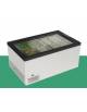 Isola surgelati orizzontale con vetri piani scorrevoli e luce a led - Temperatura positiva/negativa +5°C -25°C - cm 154x96,4x82,