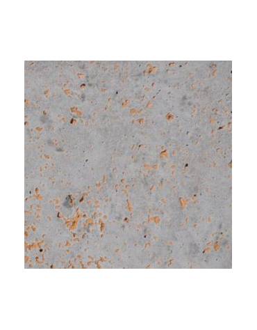 PANCHINA LINEARE RETTANGOLARE MONOBLOCCO IN CEMENTO - COLORE GRIGIO TRAVERTINO - CM 100X50X50H