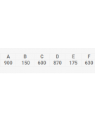 Carrello portatutto a 2 ripiani, lamiera 20/10 - 4 ruote girevoli (2 con freno) gomma piena Ø cm 14 - piano cm 60x90