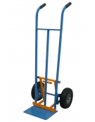 Carrello portacasse con scaricafacile e ruote antiforatura Ø cm 26 cerchio acciaio -  cm 51x53x125
