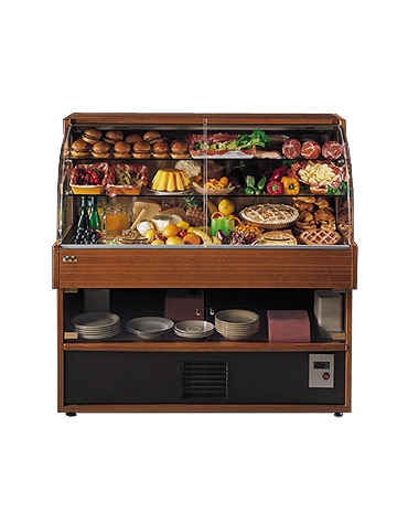 ESPOSITORE A PARETE REFRIGERATO MULTITEMPERATURE Mod. 100