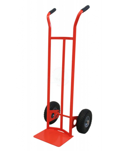 Carrello portasacchi spalla curva con Ruote Antiforatura 2 Ruote Antiforatura Ø cm 26 - cm 49x125