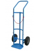 Carrello portabombola monoposto da lt 40/50 - 2 ruote  Ø cm 26 antiforatura - cm 50,5x45x120h