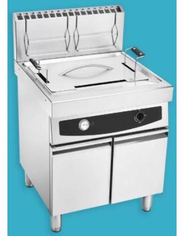 Friggitrice pasticceria a gas su mobile Litri 35/46 - cm 70x70x85h