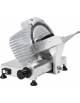 Affettatrice professionale a gravità lama 30 in alluminio anodizzato -A NORME CE - Affilatoio fisso - Lunghezza taglio cm 19,5