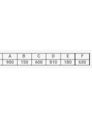 Carrello a pianale in Acciaio Inox AISI 304 a 4 sponde in rete, 4 ruote (2 fisse - 2 girevoli) in gomma antitraccia Ø cm 12,5