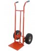 Carrello Porta Sacchi spalla curva maxi ruote antiforatura Ø 30 - 49x60x125h