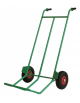 Carrello Portacasse, portapacchi pesante con pedana fissa - 2 ruote gommate Ø cm 20 - Portata Kg 200 - cm 66x125