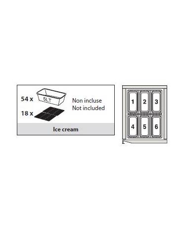 Armadio refrigerato per teglie 60x40, in acciaio inox AISi 304, refrigerazione ventilata - cm 74x82.8x205h