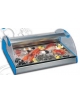 Vetrina refrigerata acciaio inox per pesce da banco per ristorante - cm. 72x90x43h