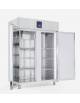 Armadio frigorifero 2 porte inox AISI 304 GN 2/1 con guide stampate 1.400 litri - Ventilato -2°C/+8°C - CLASSE A-CM 143,5x83x209