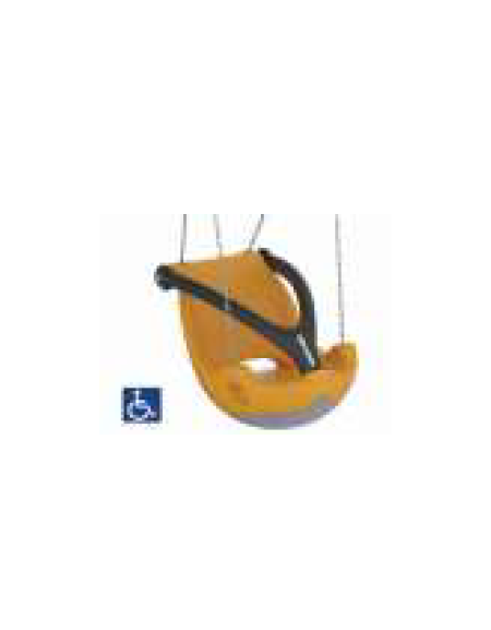 Seggiolino per disabili con catene e attacchi Dimensioni cm37x20h