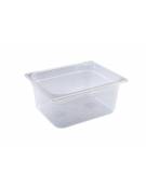 BACINELLA GASTRONORM GN 1/2 IN POLIPROPILENE TRASPARENTE - mm 325x265x200h - Capacità lt 12,17