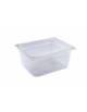 BACINELLA GASTRONORM GN 1/2 IN POLIPROPILENE TRASPARENTE - mm 325x265x200h - Capacità lt 12,17