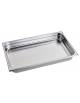 BACINELLA INOX GASTRONORM AISI 304 GN 1/1 - mm.530x325x65h - Capacità lt. 9.2