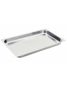 Teglia in acciaio inox per forno a gas GN 1/1 cm 53x32,5x4h