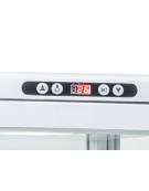 Vetrina espositiva colore bianco - refrigerazione ventilata, +2/+12°C - capacità Lt. 235 - Classe B - cm 51,5x48,5x169h