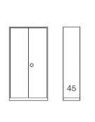 Armadio a porte battenti cm. 100x45x200h