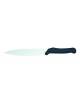COLTELLO CUCINA IN ACCIAIO INOX AISI 420 E MANICO GOMMATO - LUNGHEZZA LAMA CM 20