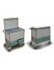 CARRELLO PORTACARTELLE CLINICHE CON 2 CASSETTI - CAPACITA' N° 25 CARTELLE - CM 95X58X90H
