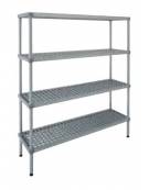 Scaffale per cella frigorifera o magazzino cm 70x40x200h