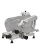 Affettatrice verticale professionale per salumi lama 35 - Affilatoio fisso-Capacita' di taglio cm 28x22,5 -Corsa carrello cm 31