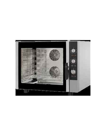 Forno Elettrico in acciaio inox  a convezione e vapore - 6 teglie - cm 86,5x77,5x71,5h