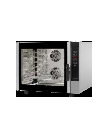 Forno Elettrico in acciaio inox a convezione - comandi digitali - con vapore - 6 teglie - cm 86,5x77,5x71,5h Forno Elettrico in acciaio inox a convezione - comandi digitali - con vapore - 6 teglie - cm 86,5x77,5x71,5h