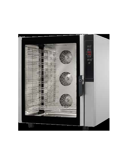 Forno Elettrico in acciaio inox a convezione - comandi digitali - con vapore - 10 teglie - cm 86,5x77,5x101,5h