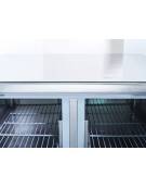 Saladette refrigerata GN1/1 in acciaio inox con 6 cassetti, refrigerazione statica 0°/+8°C - Classe D - cm 136,5x70x88h