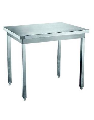 Banco di lavoro in acciaio inox 304 -  cm 100x60x85h