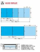 Vasca da Incasso Refrigerata per Gastronomia - Ventilata - 4 Vaschette GN - mm 1422x750x562h