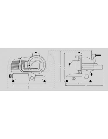 Affettacarne professionale lama 33