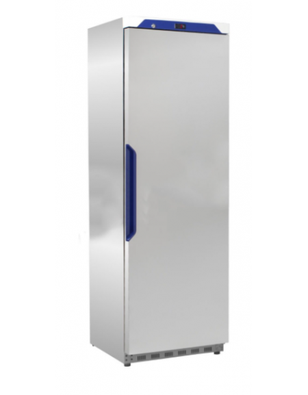 Armadio congelatore professionale statico con esterno inox e termostato digitale -18° -22°C - capacità Lt. 330 - cm 60x61x186h