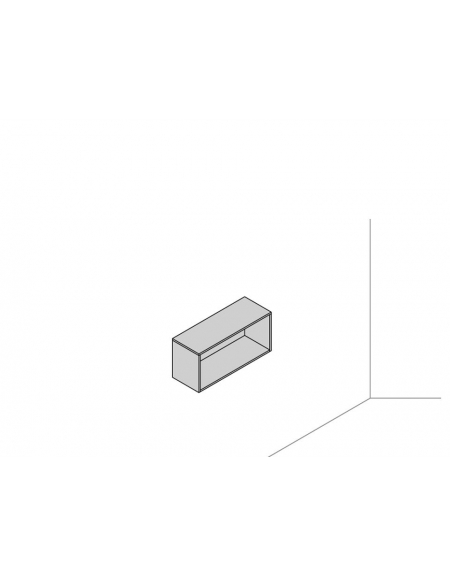 Base sospesa a muro 90x43x41,6 a giorno