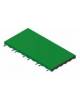 Mattonella antitrauma cm. 50x100 per parco giochi spessore mm. 45 - Colore verde-Per altezza critica di caduta mt 1,6