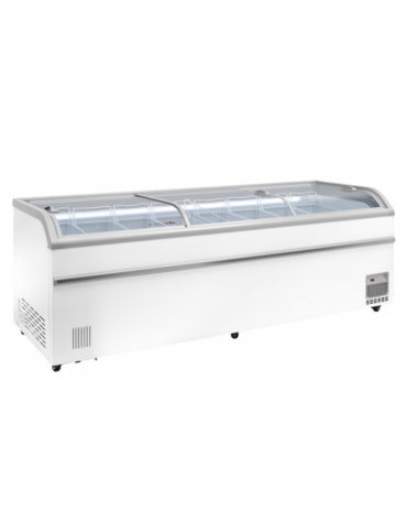 Frigo congelatore a isola - Doppia modalità frigo (0 +8 °C) o congelatore (≤ -18 °C) - 1100 litri - mm 2500x890x880h