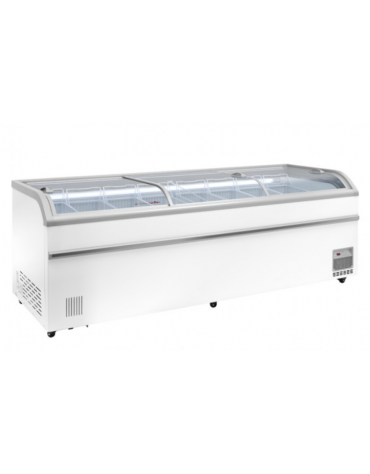 Frigo congelatore a isola - Doppia modalità frigo (0 +8 °C) o congelatore (≤ -26 °C) - 950 litri - mm 2500x850x850h