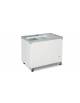 Congelatore orizzontale ante a vetro con illuminazione interna a Led cm. 132x65x97,3H