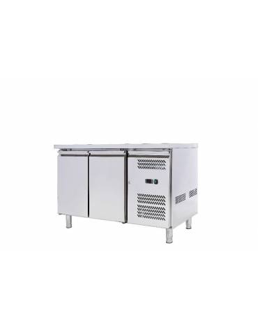 Tavolo refrigerato positivo 2 Porte cm. 136x60x85h