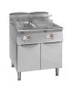 Friggitrice elettrica 2 vasche Lt 15+15 - Versione MELTING con controllo elettronico della temperatura -cm 60x70x90h