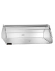 Vetrina neutra porta brioches e croissant, struttura in plexiglass con 2 antine apribili - cm 50x35x18h