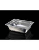 BACINELLA IN ACCIAIO INOX A TENUTA PER SOTTOVUOTO GN 1/2 mm 325x265 - Altezza mm 100