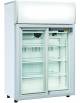 Vetrina bibite da banco 82 Lt. 2 porte +1~+10°C - refrigerazione roll bond con ventola di assistenza - mm 460x500x980h