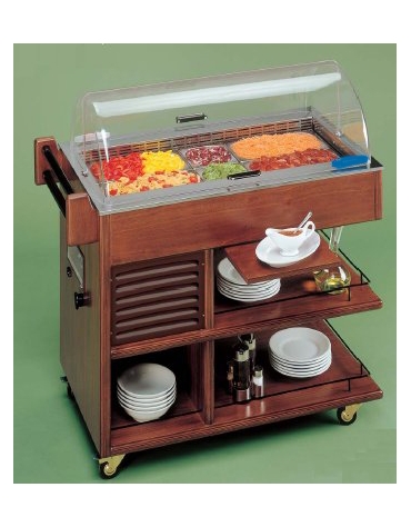 Carrello refrigerato per antipasti