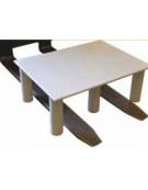 PALLET PEDANA IN POLETILENE PER CONTATTO ALIMENTARE - CM 60x40x30H - PORTATA KG 200
