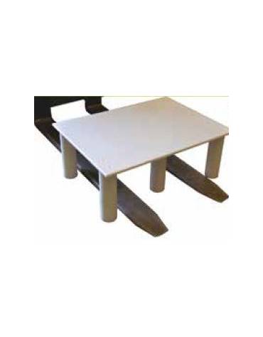 PALLET PEDANA IN POLETILENE PER CONTATTO ALIMENTARE - CM 80x60x30H - PORTATA KG 250